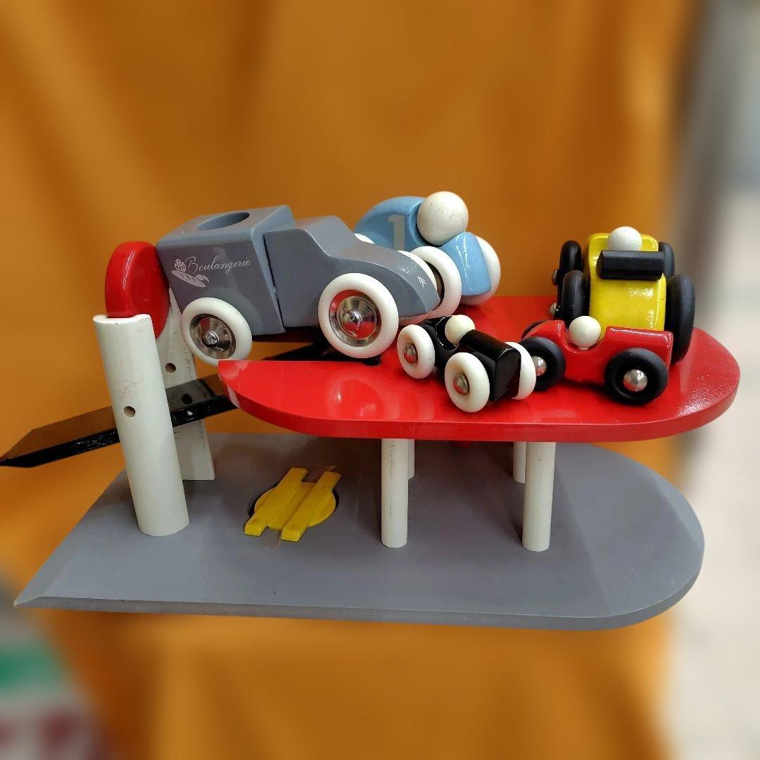 【vilac】Boulangerie 木製ミニカーセット