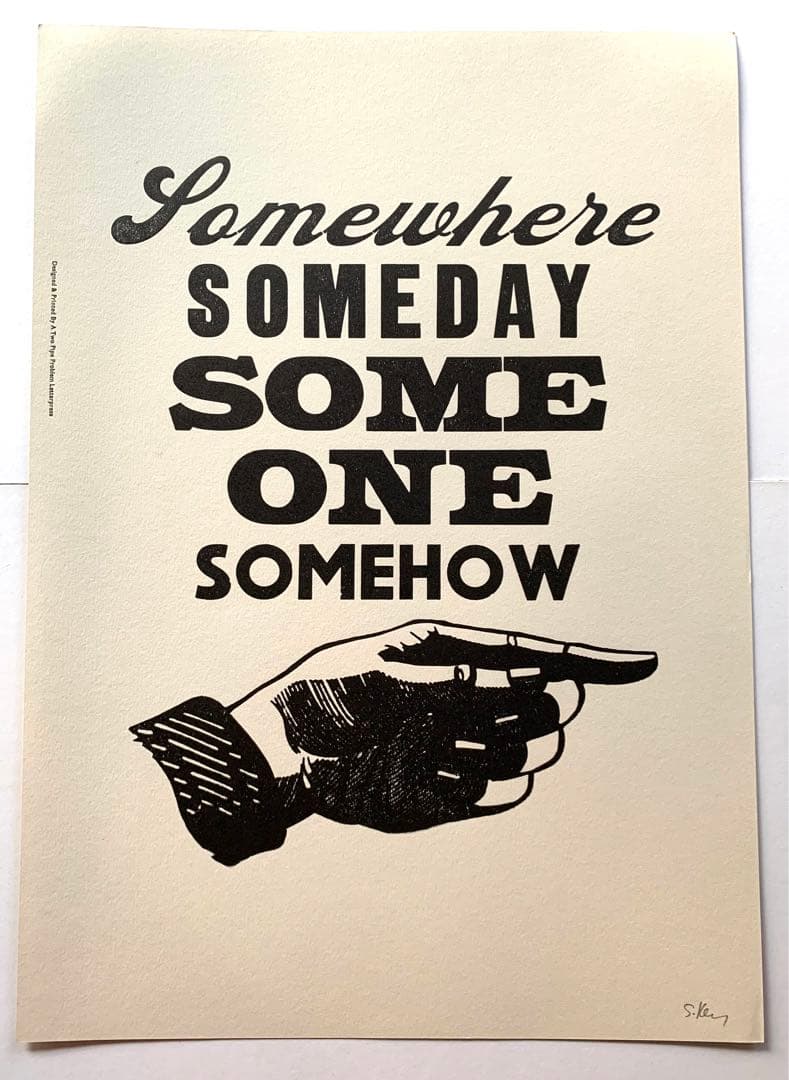 A two pipe problem レタープレス 活版 印刷 レタープレス 絵