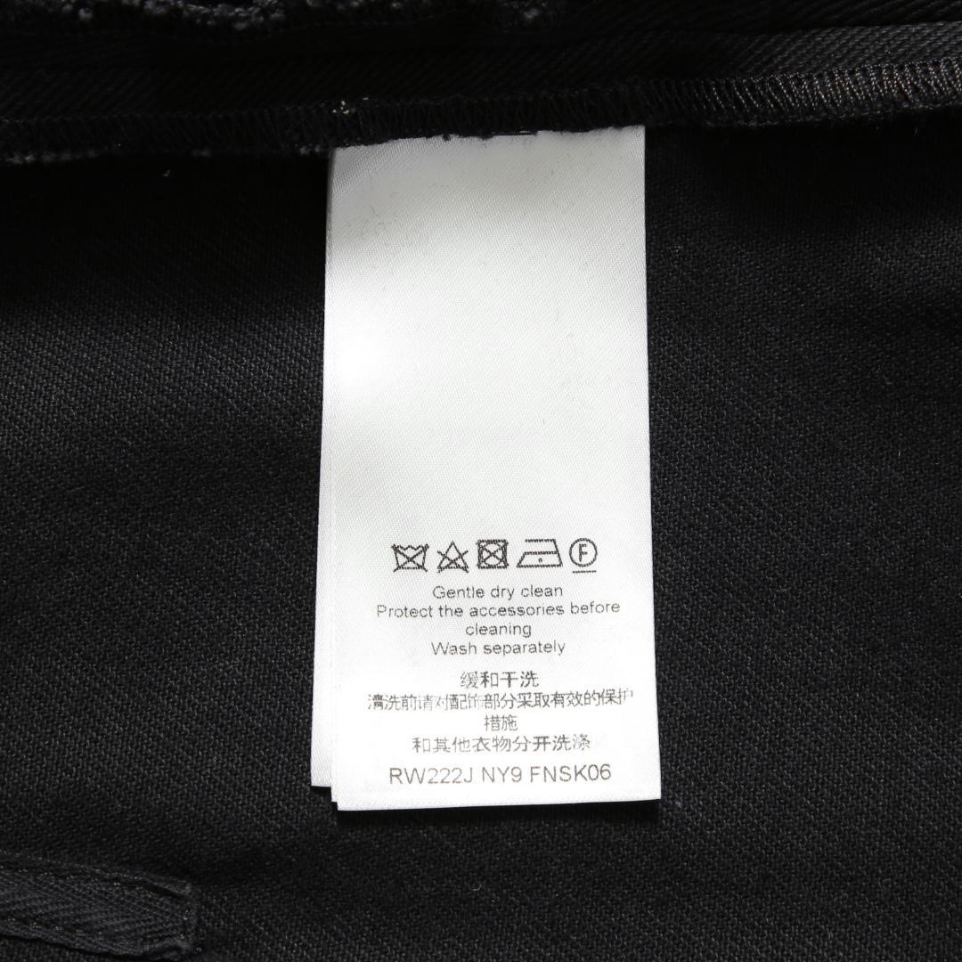 LOUIS VUITTON 22AW 美品 ダミエ グラフィット デニムスカート