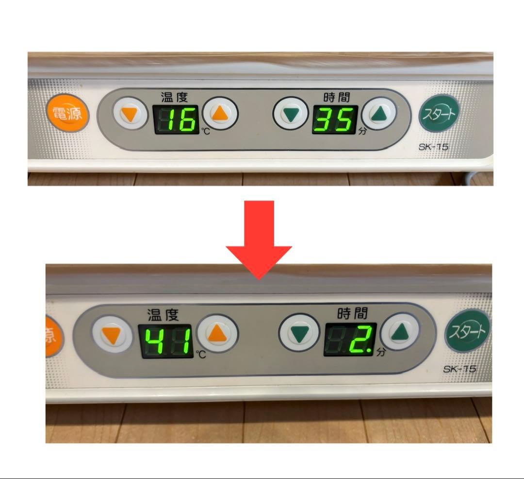 ほしがき様☆大正電機 Proofer 電子発酵器 パン発酵器SK-15 シリコン