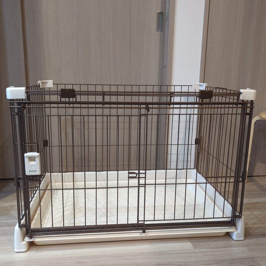 リッチェル　お掃除簡単ペットサークル　犬用ケージ