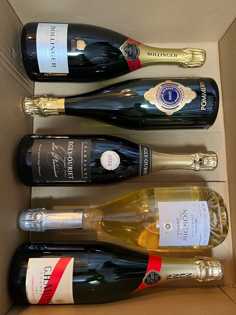 シャンパン5本セット