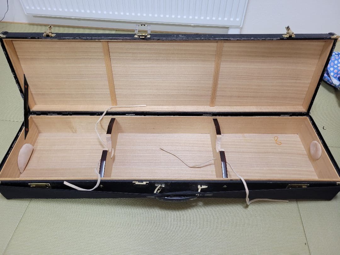 津軽三味線太棹 鼈甲バチ 桐芯ケースセット