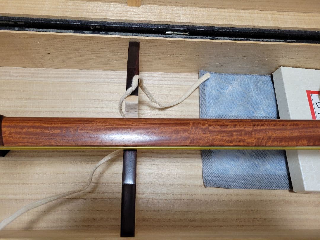 津軽三味線太棹 鼈甲バチ 桐芯ケースセット