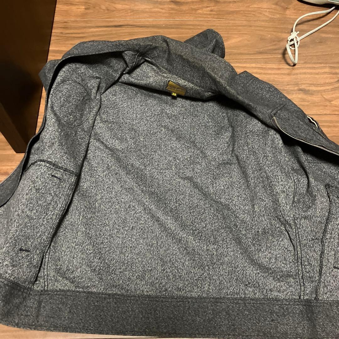 リアルマッコイズ　マッコイスポーツウエア　ワッペンジャケット　ブラック　38