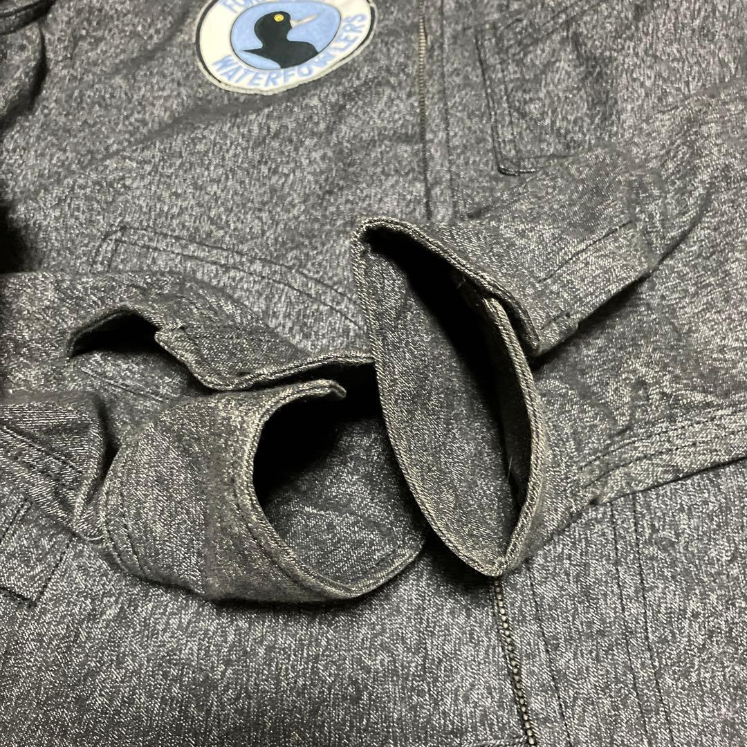 リアルマッコイズ　マッコイスポーツウエア　ワッペンジャケット　ブラック　38