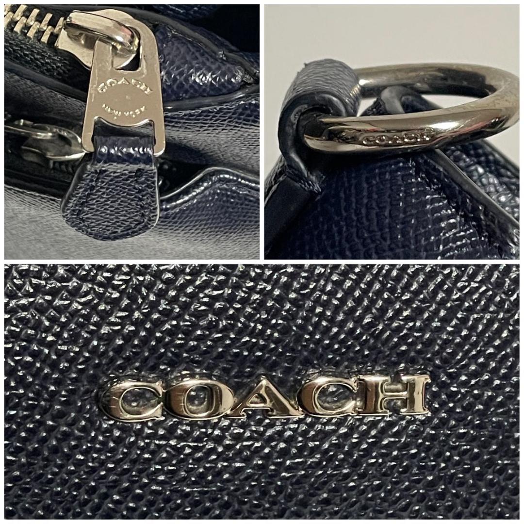 ✨良品✨COACH メトロポリタン 2way ブリーフケース ネイビー 斜め掛け