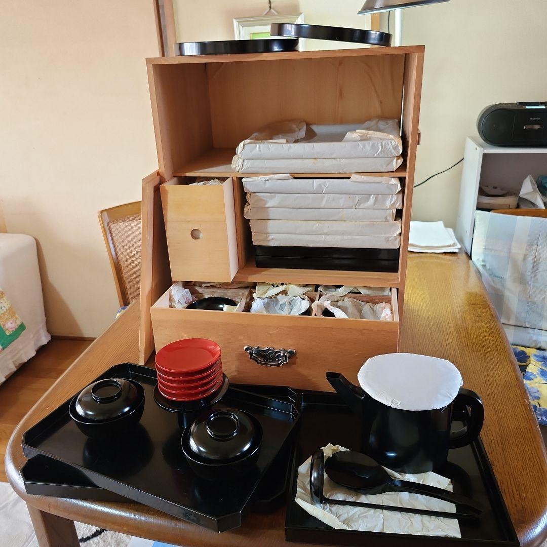 茶道具、輪島塗、茶懐石用10客席未使用　たのメル便使用
