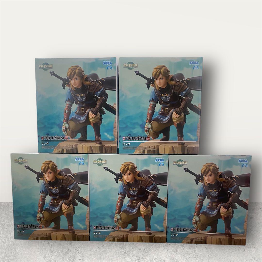 【新品未開封品】ゼルダの伝説 FiGURiZM α リンク　フィギュア5個セット