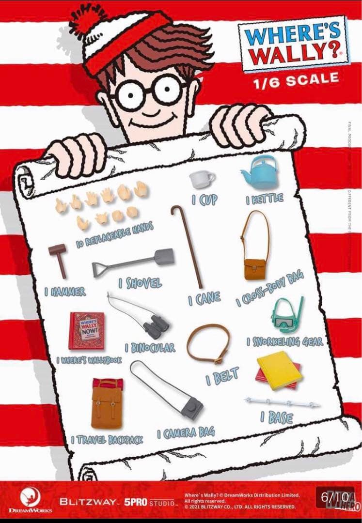 予約特典付き ウォーリーをさがせ! 1/6 フィギュア