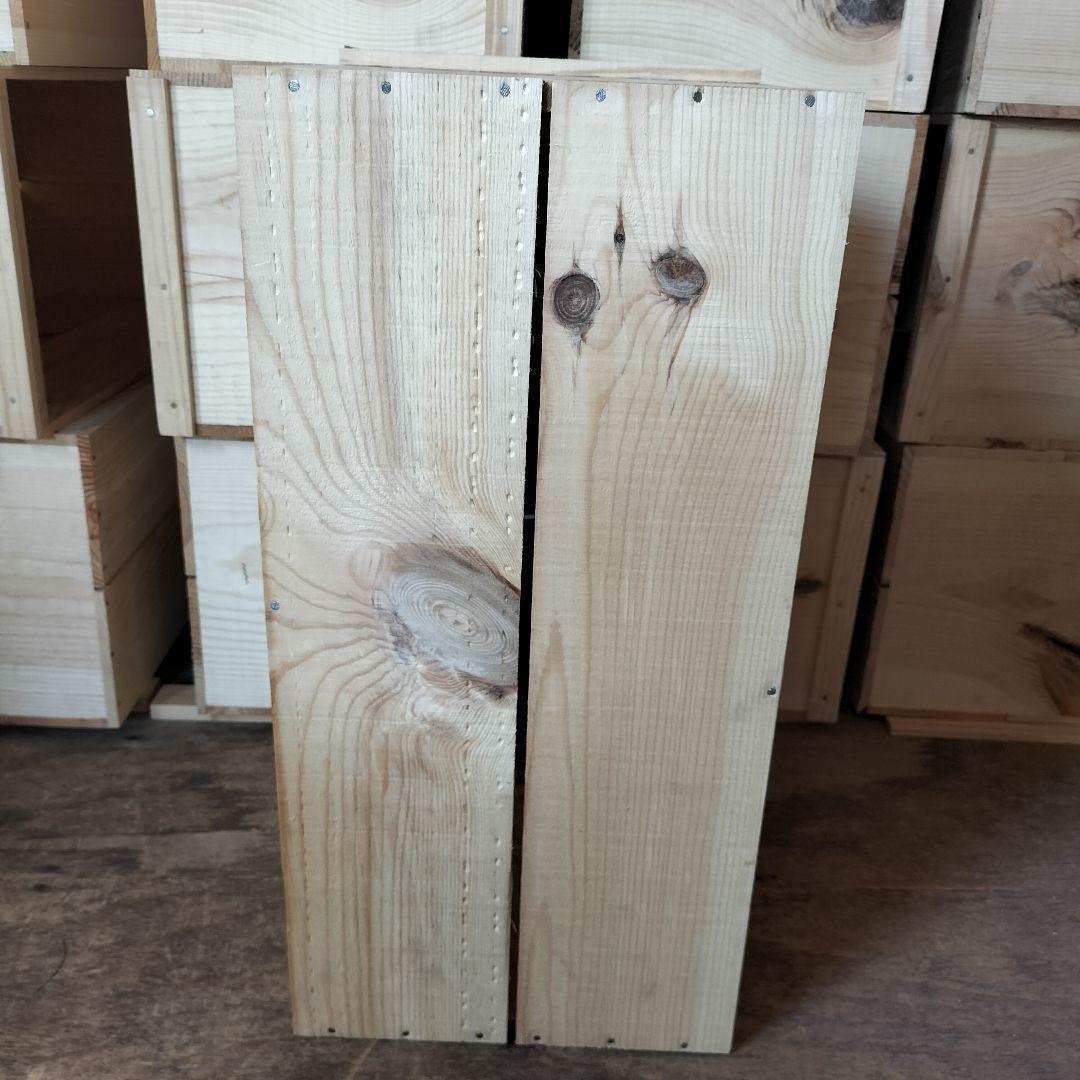 《訳アリ持ち手有りんご箱》6箱セット★収納 本棚 キャンプ 木箱 インテリア