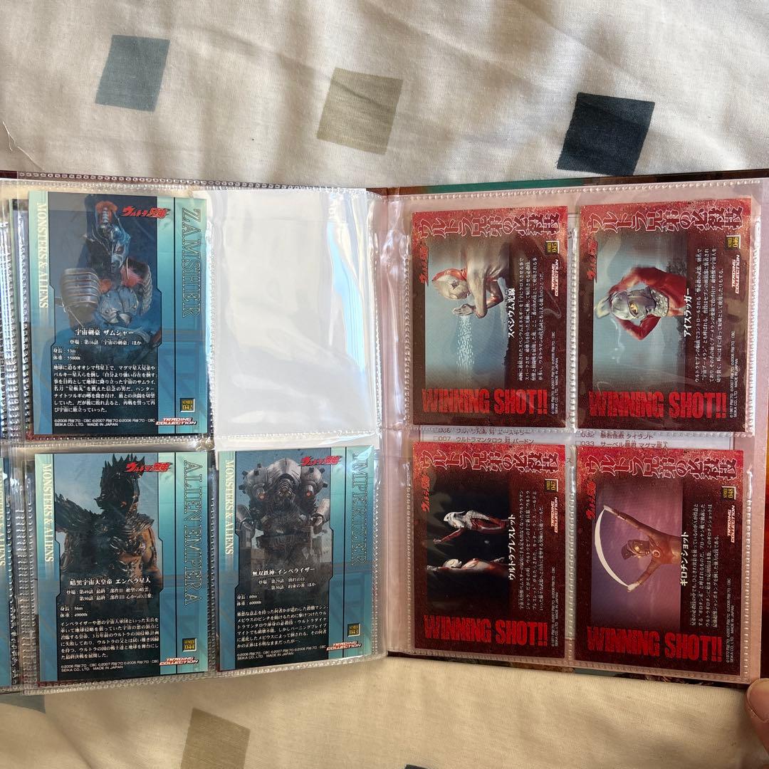 ウルトラ兄弟カードファイルとカード62枚セット　※要商品説明確認