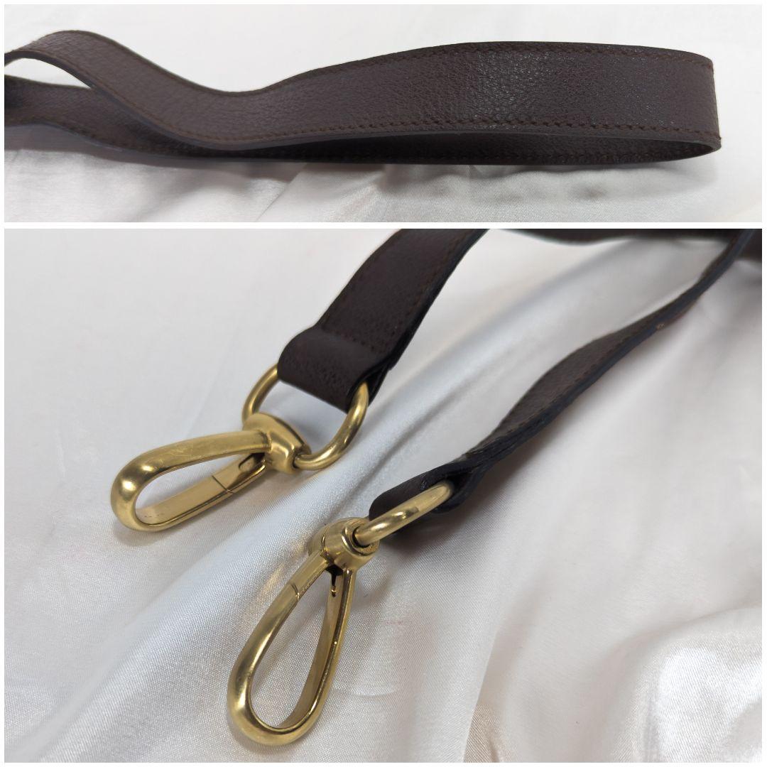 GUCCI グッチ バンブー 2way ハンドバッグ スエード こげ茶 オールド