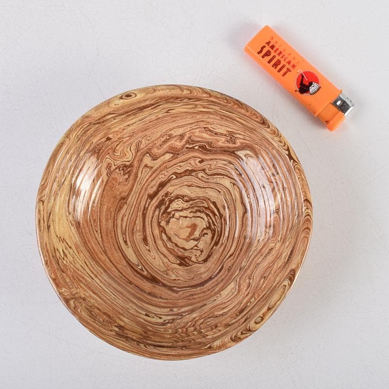 珉平焼　賀集珉平作　菓子鉢　時代箱　C　R9326