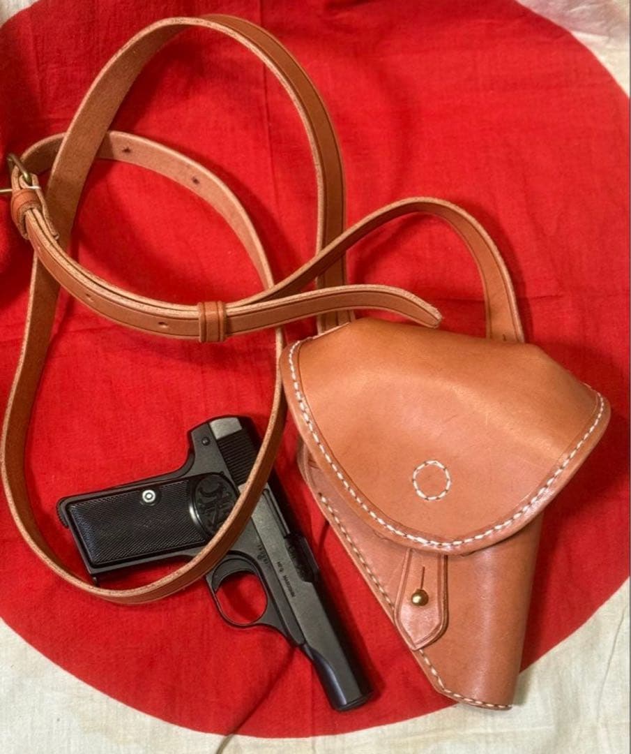 帝国陸軍　将校用　ブローニング M1910用ホルスター（複製品）サバゲ　コスプレ