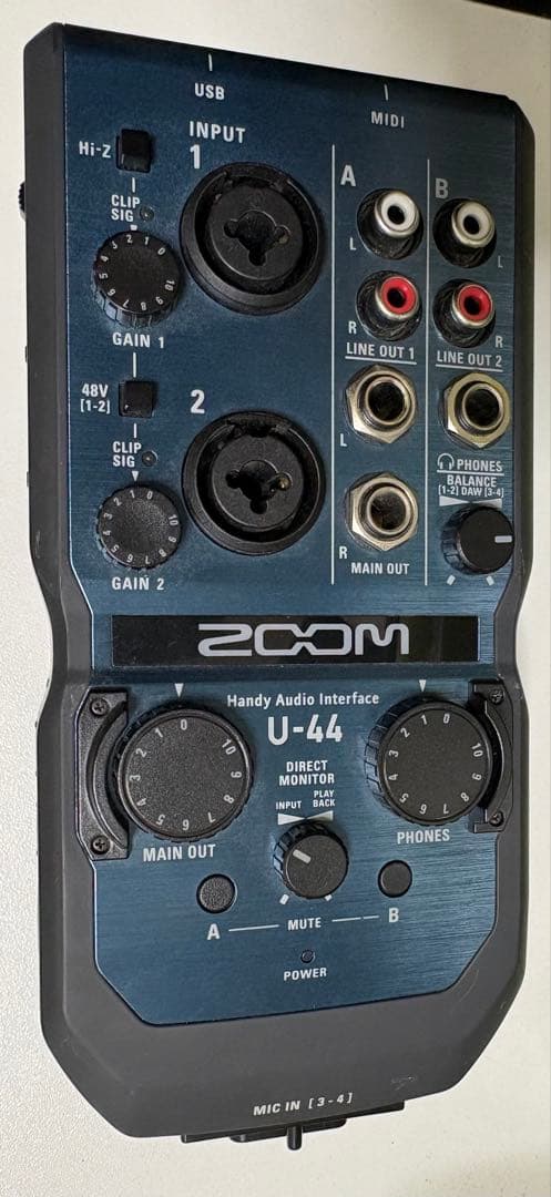 ZOOM U-44 + AIH-1ホルダー + MSH-6マイクカプセル セット