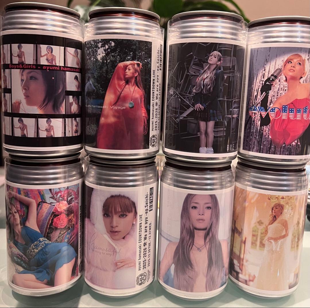 浜崎あゆみ オリジナル缶 8個セット 自販機