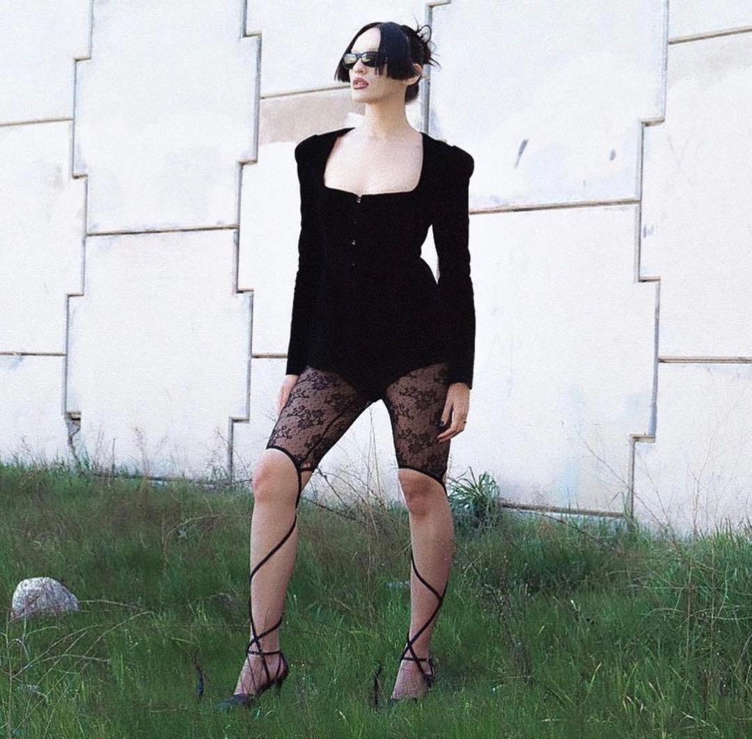 即購可　Nordess レースタイツ　5分丈　ブラック　廃盤　完売品　激レア新品