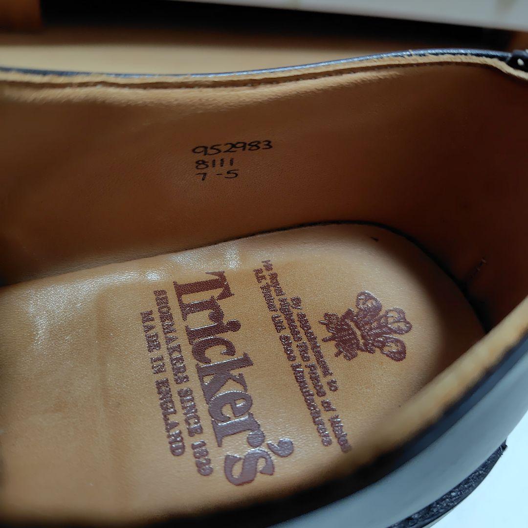 ほぼ新品 Tricker's プレーントゥ シューツリー付