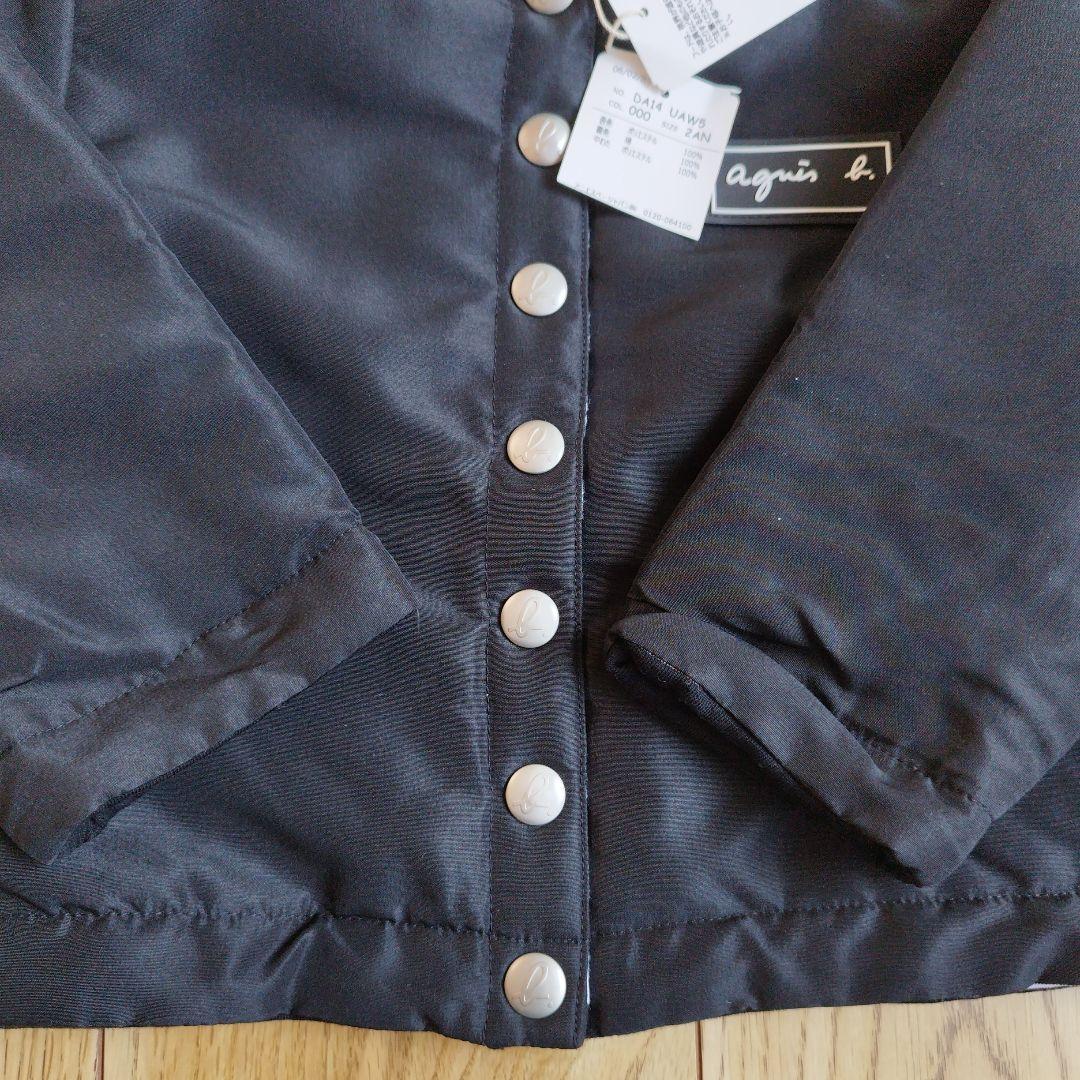 新品未使用　アニエスべー　アウター　コート　2AN 90 黒　リバーシブルキッズ