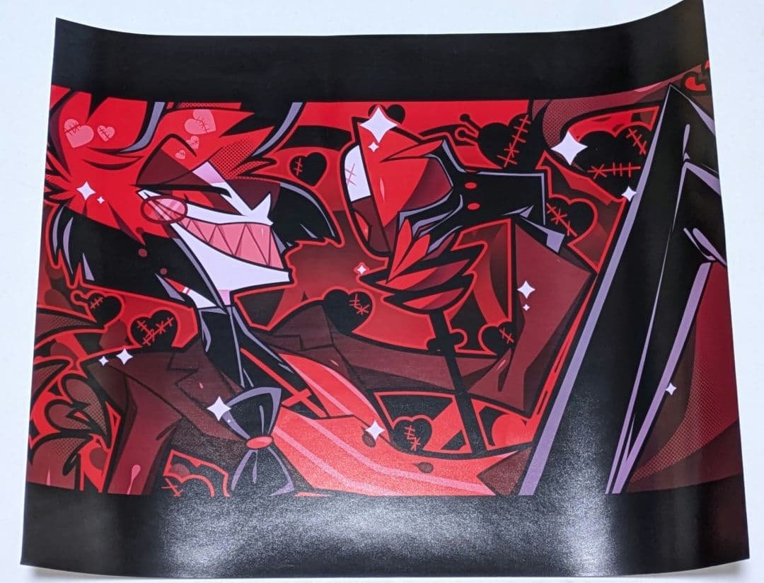 ハズビンホテル Hazbin Hotel 公式 バレンタイン限定 ポスター