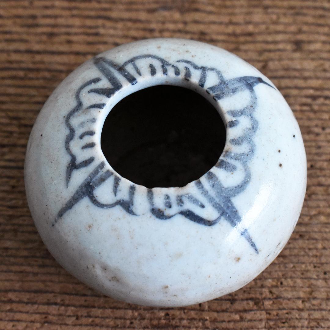 李朝 分院期 染付 小壺 / 韓国 朝鮮 古伊万里 瀬戸 備前 常滑 古美術