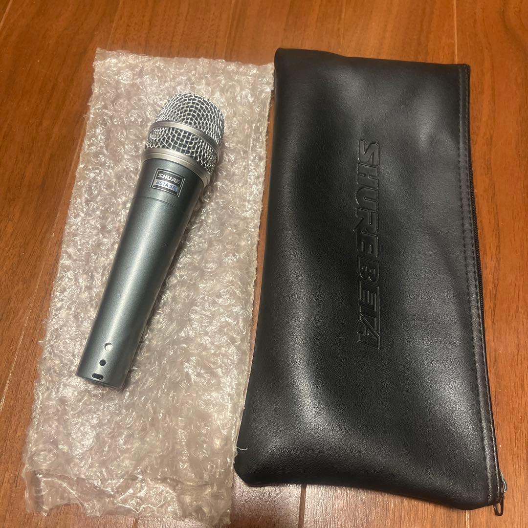 SHURE コンデンサーマイク 収納ケース付き　BETA57A