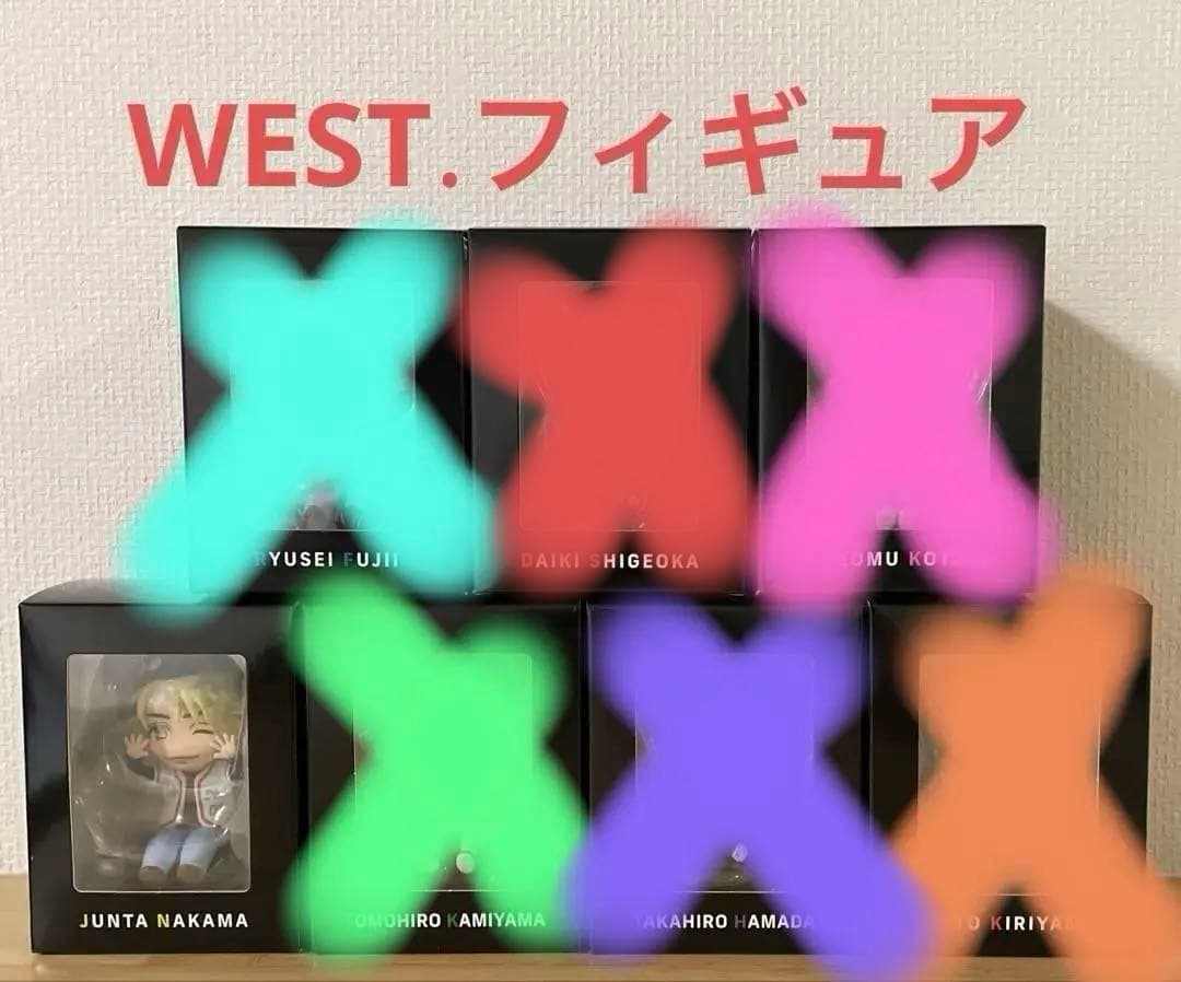 WESTꓸ関西七色男大祭り フィギュアセット