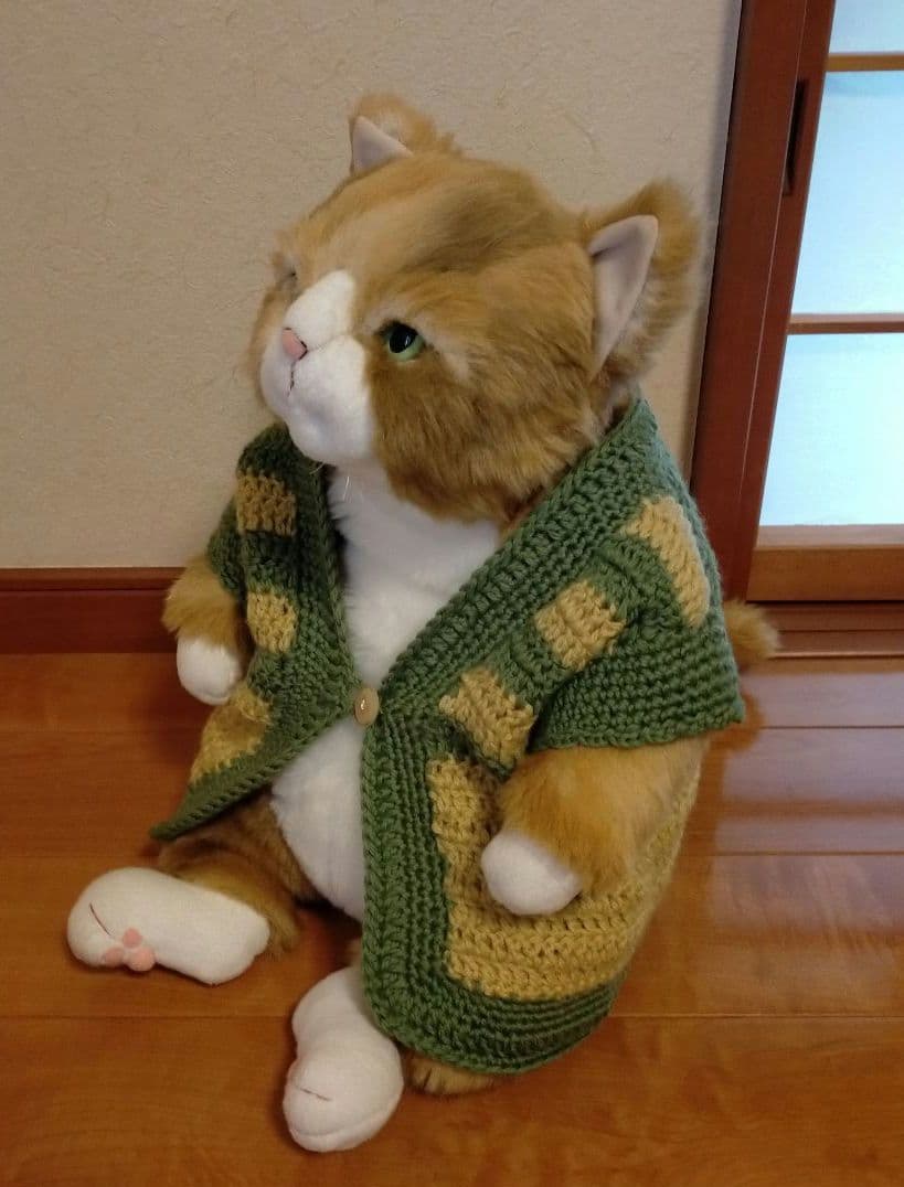 カドリー cuddlyわさ美 Wasabi 「手編みのカーディガン付き」