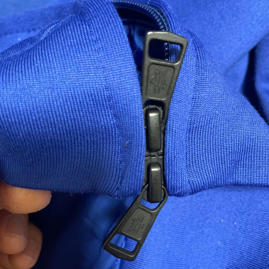 モンクレール　ジップアップパーカー　パーカー　XLサイズ　ブルー