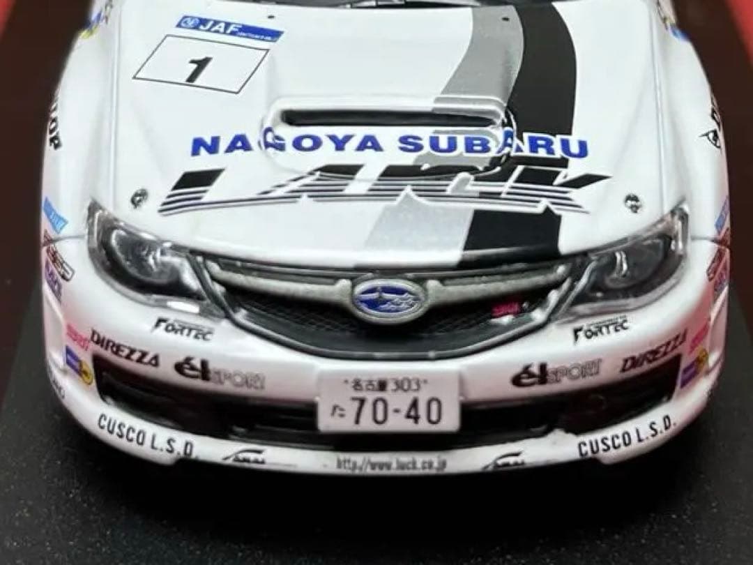 インプレッサWRX STI 勝田範彦1/43 ラック仕様限定版