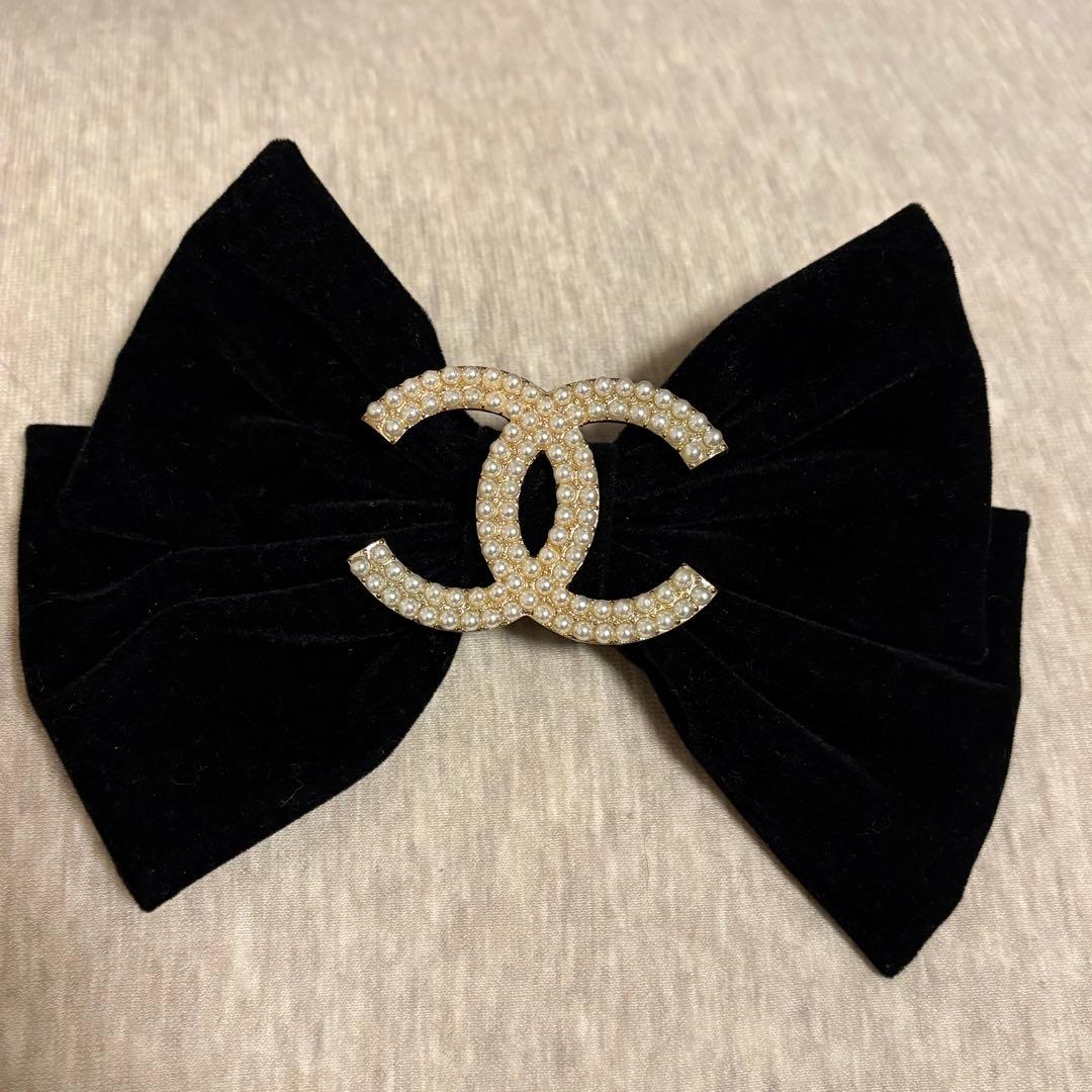 CHANEL パールブローチ ゴールド