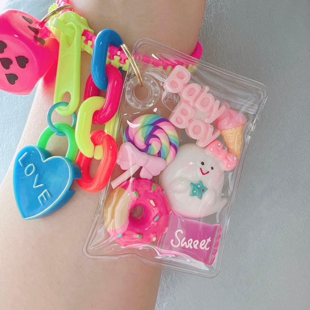 No.250A キャンディバッグ ブレスレット キーホルダー 50個セット