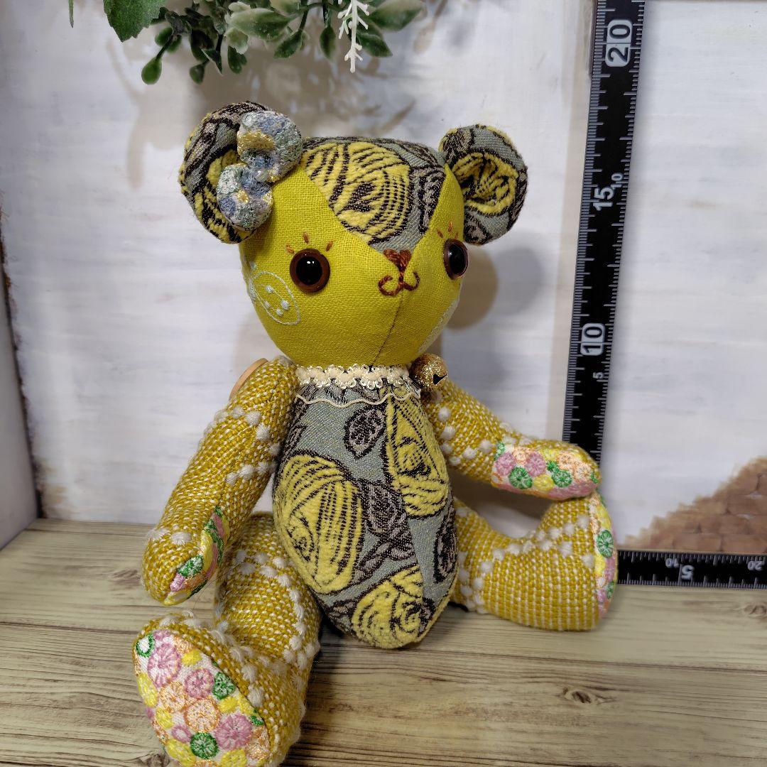 ミナペルホネン＊ハンドメイド＊ぬいぐるみ＊テディベア＊74