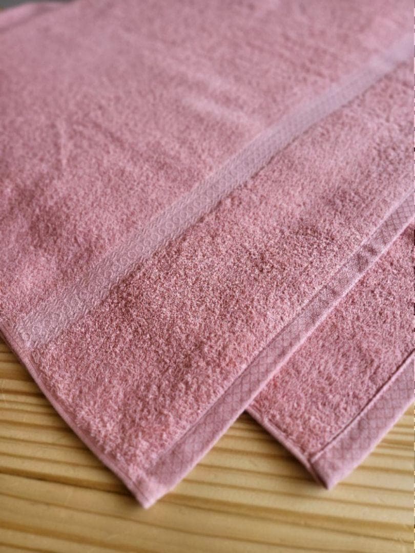 泉州タオル 高級綿糸サーモンピンクバスタオルセット6枚入 まとめ売り タオル新品