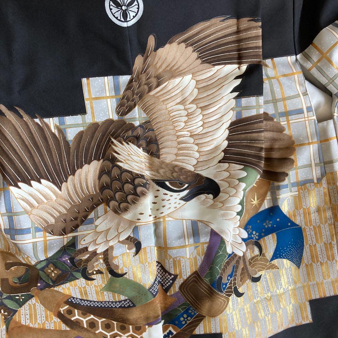 七五三　男の子　10点 羽織　鷹　箱あり