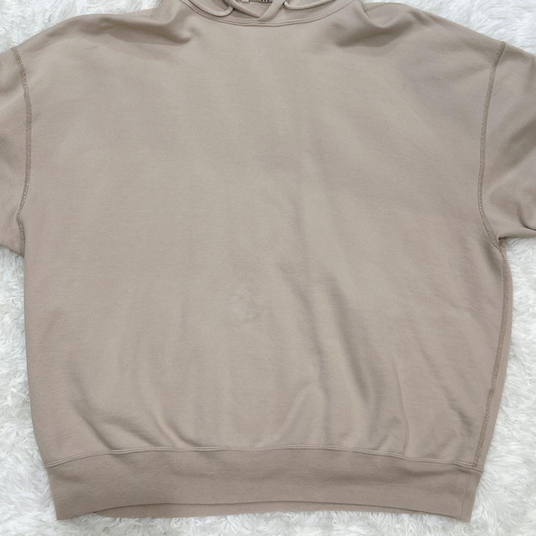 オーラリー AURALEE コットン パーカー ベージュサイズ1 オーバーサイズ