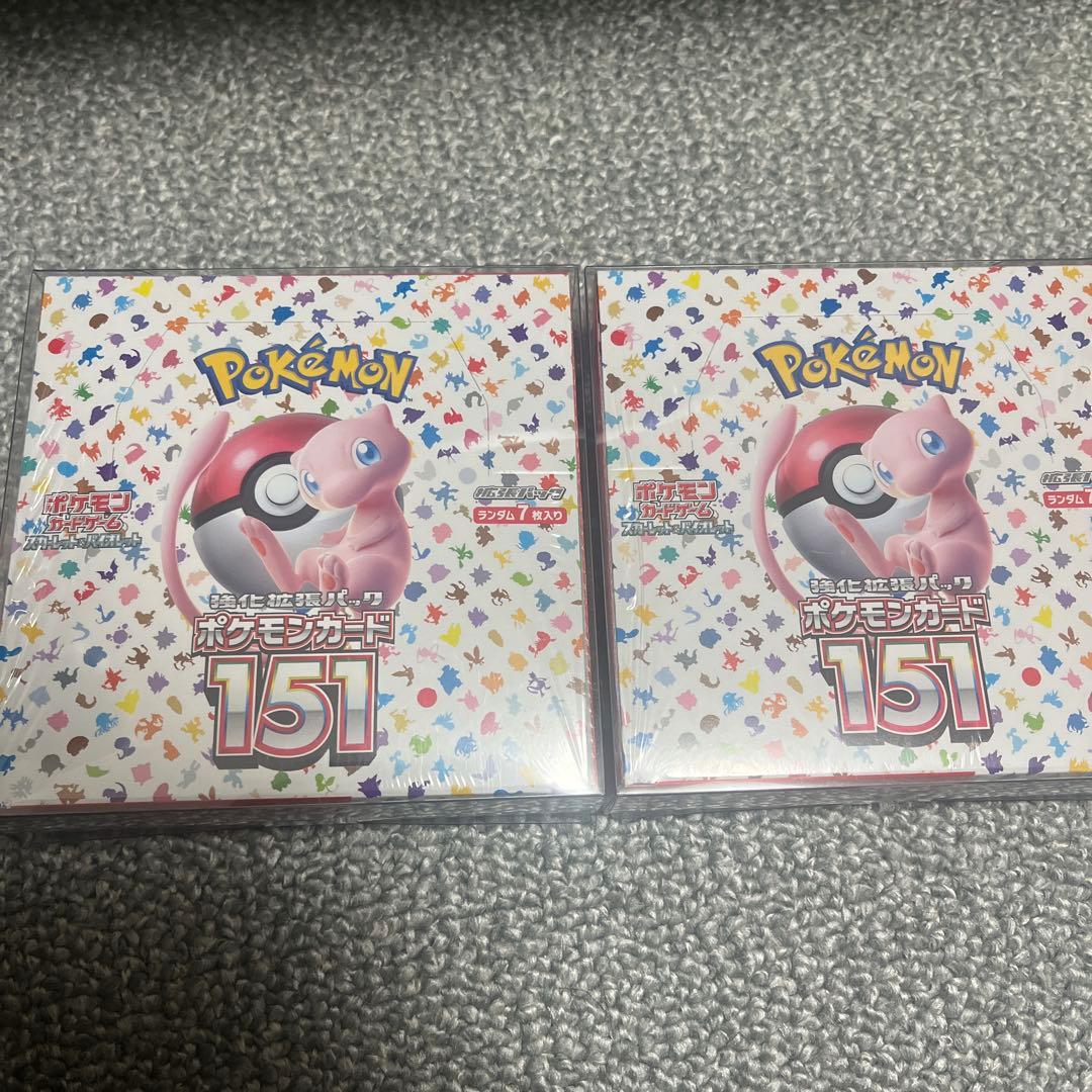 ポケモンカード151 未開封シュリンク付き　2ボックス