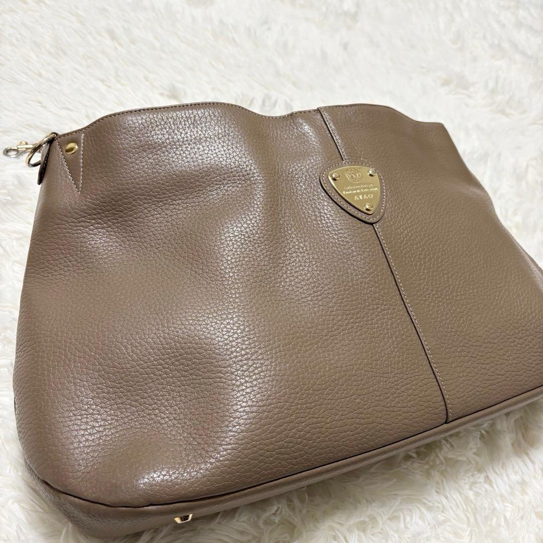 アタオ エルヴィプラス 2wayレザー バッグ A4可 ショルダーバッグ