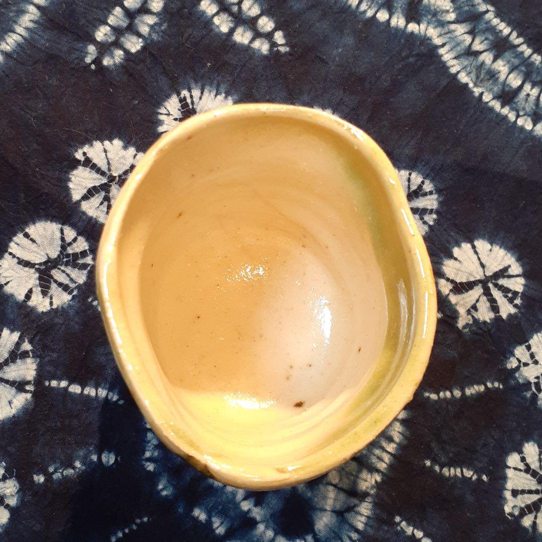 故、加藤仁　作　井ケ田紋様織部茶碗