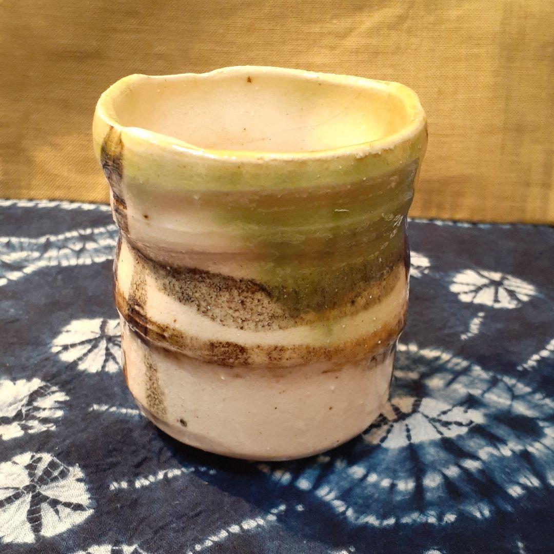 故、加藤仁　作　井ケ田紋様織部茶碗