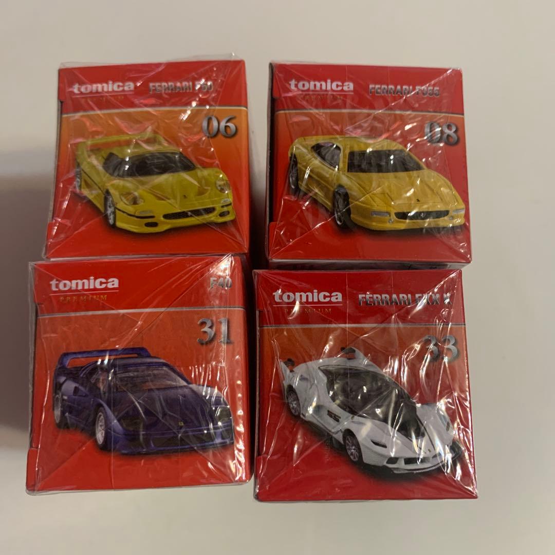 トミカプレミアム発売記念仕様　限定　 Ferrariミニカー 4台セット