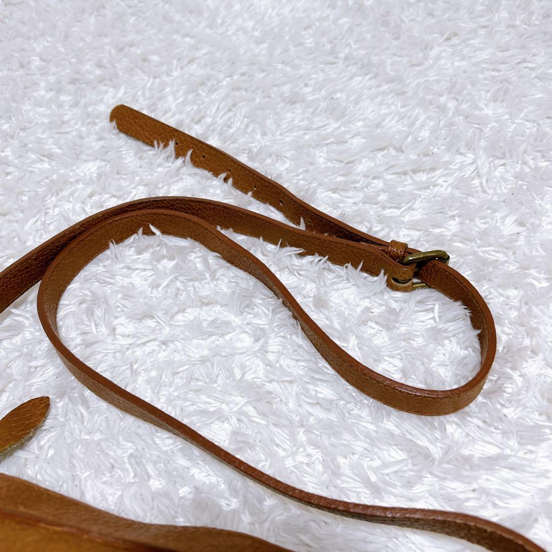 希少品✨ポロラルフローレン　ショルダーバッグ　ブラウン　ホースロゴ　ヴィンテージ