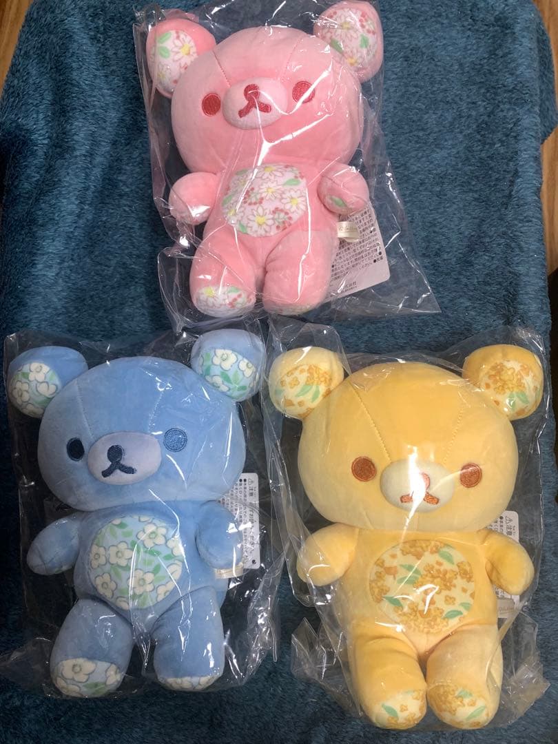 リラックマストア in GINZA あなたを想うふっくらぬいぐるみ 3個セット