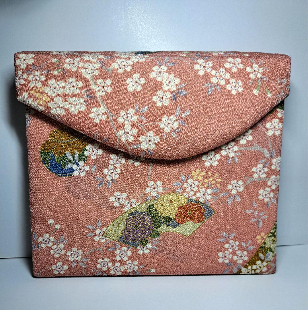 YOKORAさま専用　ふくさ挟み⭐地紙枝花文