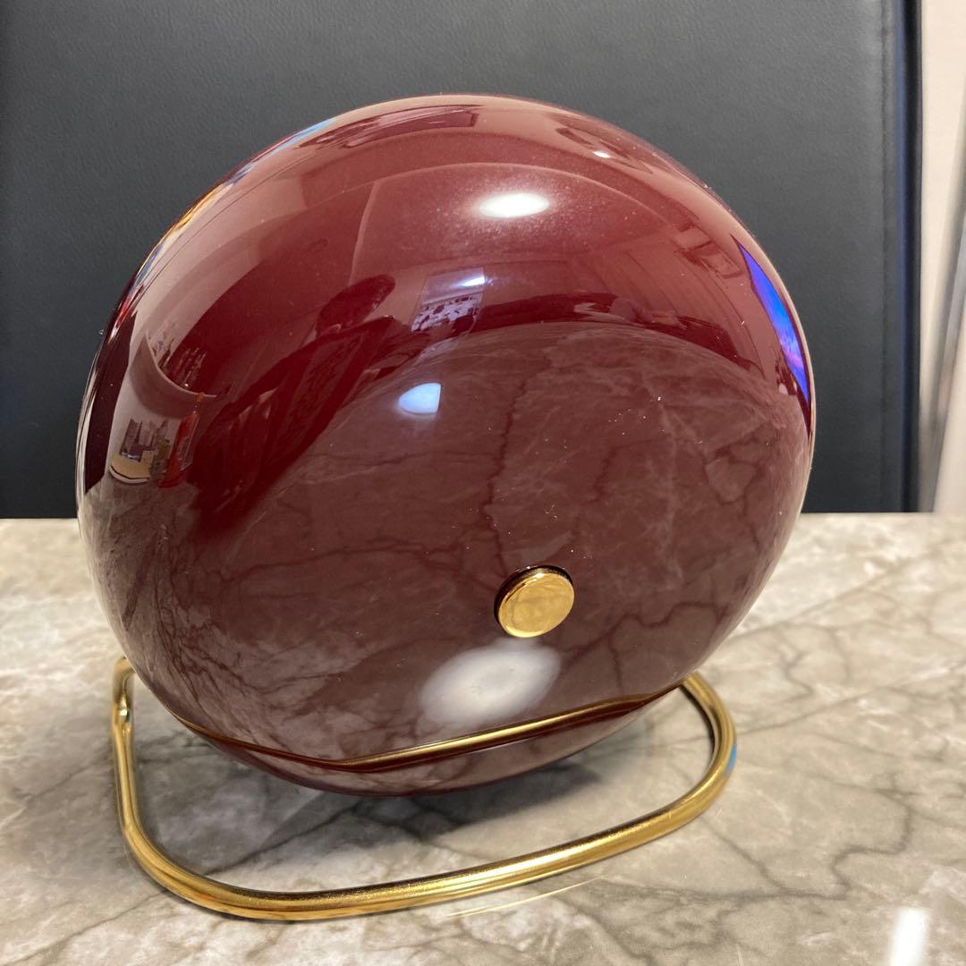 アルネ ヤコブセン ステーション テーブルクロック　バーガンディ