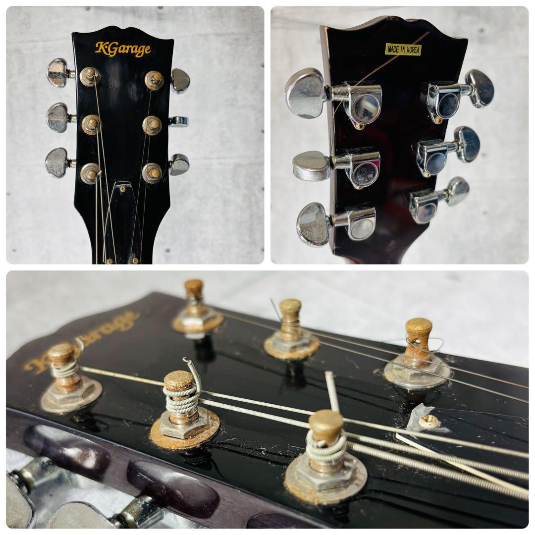 K-garage KSA580 セミアコ ギター イエロー 弦楽器 初心者 入門