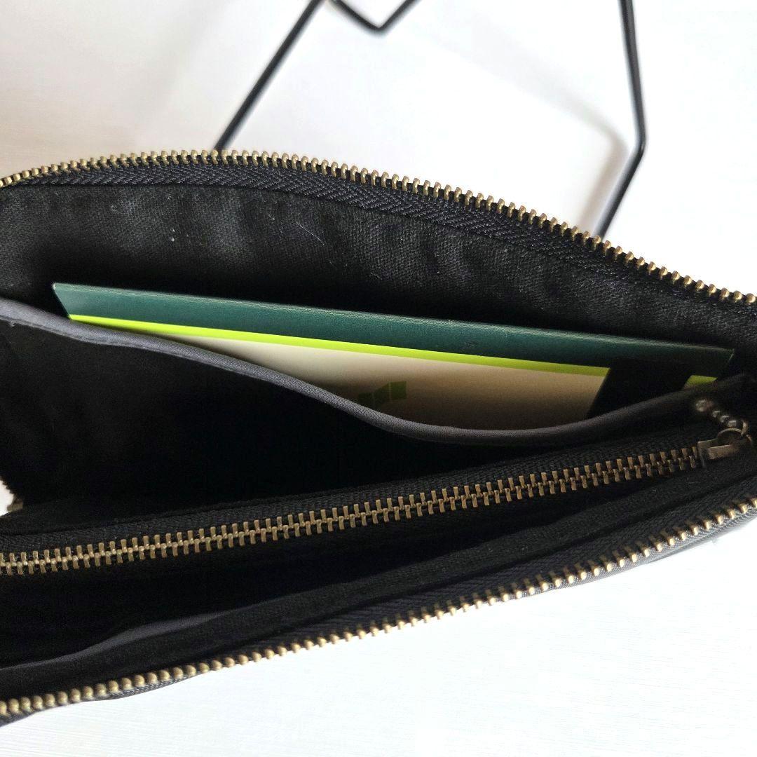JUNE様　かさばらない長財布　L字ファスナー長財布　ハンドメイド