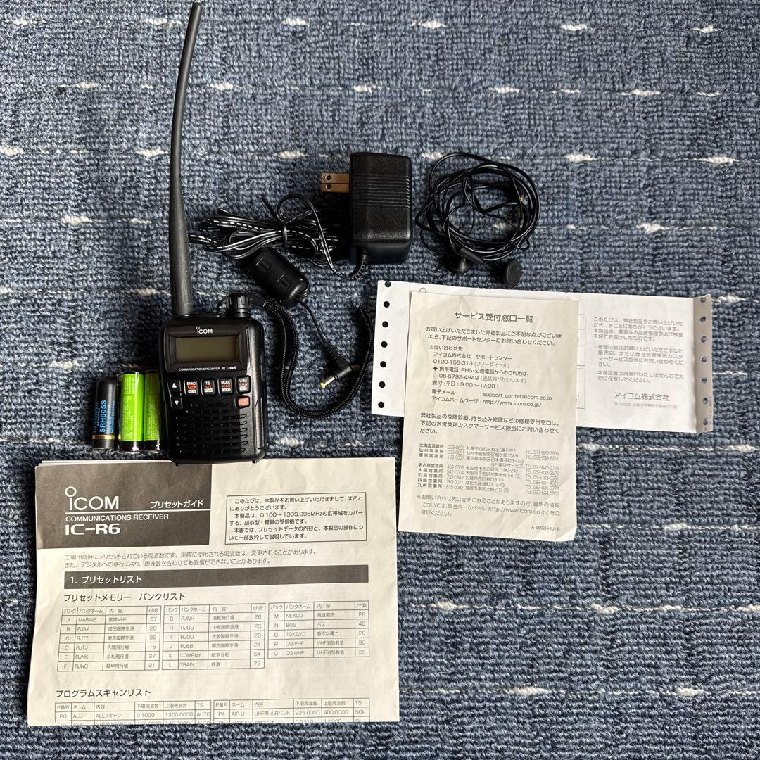 Icom IC-R6 受信機 本体