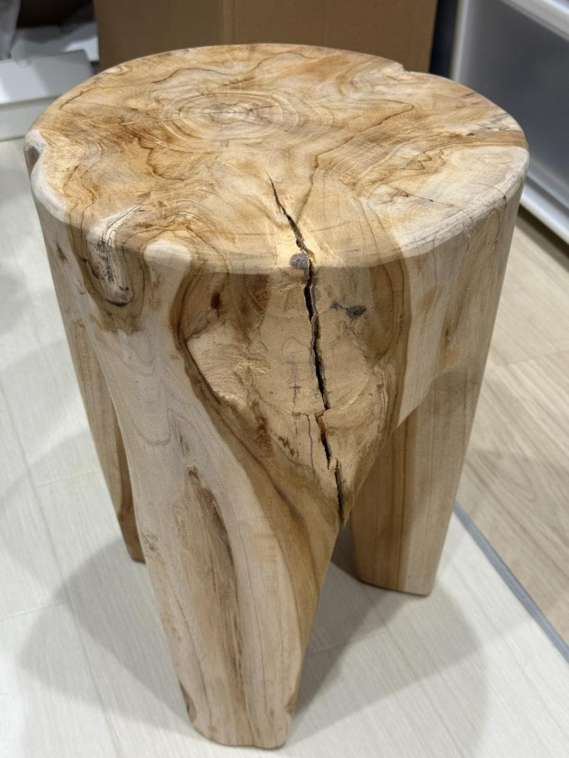 （アントリー ANTRY） Rustic Wood ログスツール（新品未使用）